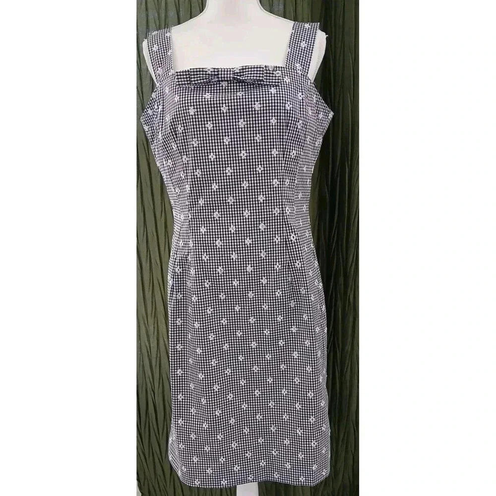 Sara‎ Campbell Black And White Dress Size 14